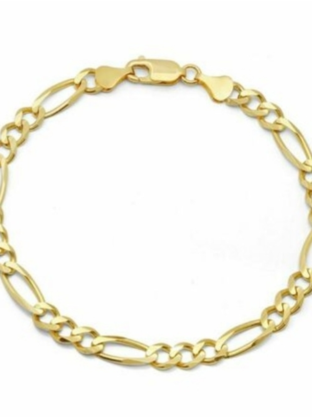Bracelet 14KT Gold Overlay (8" Length & 6mm Wide)